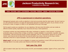 Tablet Screenshot of jacksonproductivity.com